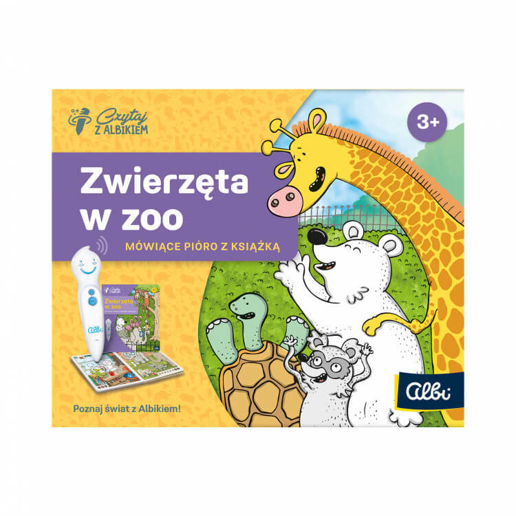ZESTAW CZYTAJ Z ALBIKIEM ZWIERZETA W ZOO
