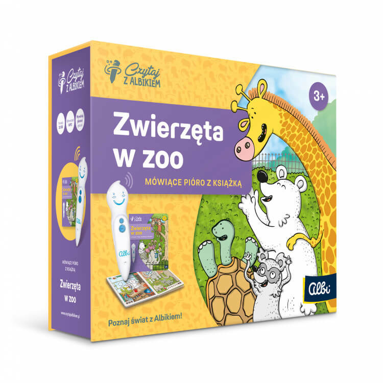 ZESTAW CZYTAJ Z ALBIKIEM ZWIERZETA W ZOO