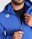 niebieska bluza arena rozpinana team hooded jacket