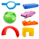 Duży tor przeszkód dla dzieci, mini plac zabaw